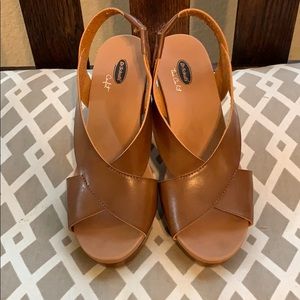 Dr. Scholls brown Wedge Heels